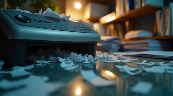 Ne laissez pas vos documents sensibles sans protection avec un destructeur de papier